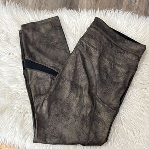 ZYIA Brown Leggings with Luxe Finish Size 20
